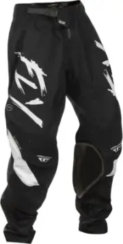 Fly Racing Kinetic Stoke Youth Pants Black/White 26
