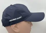 Member Guest Golf Course Hat Adjustable Cap Ahead NEW W/tags Navy Blue
