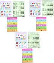 NUOBESTY 3pcs Educational Posters for Boys and Girls Children's Wall Art Set Non-toxic and