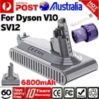 6800mAh for Dyson Cyclone V10 Battery SV12 Absolute Animal Sony Cells & Filter