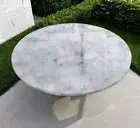 36" Stunning White Quartz Stone Coffee Table Top Crysral Gemstones Sofa Center