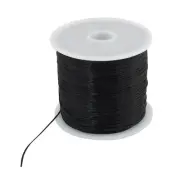 50M Long Black Elastic Thread Line Spool for Bead Jewelry