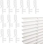 Valance Clips | Clear Horizontal Blinds Clips | Reusable Window Blinds Retainer Holder Clip for Valance Replacement Borato