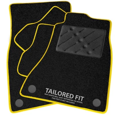 To fit Aston Martin Rapide 2010-2020 Tailored Black Car Mats [BRW]