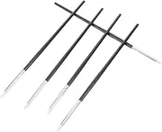 SAFIGLE 15pcs Nail Art Brush Set Thin Nail Beauty Tool with Hollow Carved Silicone for Intricate Designs DIY Crafts Creative Projects