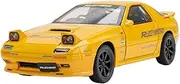 Die-cast Simulation 1:24 for Mazda D RX7-FC Street Car Model Metal Diecast Miniature Supercar Replica Exquisite Collection Miniature Vehicle(Yellow)