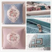 Retro Jacquard Floral Cushion Case Soft Only Cover Sofa Pillowcase Home Decor