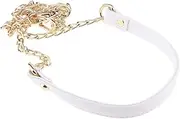 [NeaxgeandX] Replacement Chain Strap Handbag Handle for Shoulder Bag Crossbody White