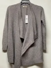 UGG Phoebe Wrap Cardigan Comfort Sweater with Pockets in Grey Women's size Small