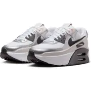 Nike Air Max 90 LV8 Platform Sneaker in White/Black/Silver at Nordstrom, Size 9.5