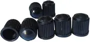 Anneome 25pcs Black Plastic Tire Stem Caps for Car Truck Bike Motorcycle Durable Valve Covers Easy Installation Dustproof Protection for All Vehicles