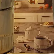 HEARTH AND HAND WITH MAGNOLIA STACKABLE COFFEE POT & MUG SET CREAM JOANNA GAINES