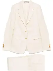 [Tagliatore] linen suit 44 Neutrals