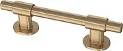 Franklin Brass Adjusta-Pull Bar (5-Pack) Adjustable Cabinet Handles 1-3/8" to 4" Hole to Hole Champagne Bronze Kitchen Cabinet Pulls Cabinet Hardware Drawer Dresser Gold Drawer Pulls P44364-CZ-B