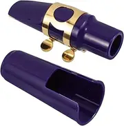 ERINGOGO 1 Set Saxophone Mouthpiece Kit with and Protective Cap Durable Alto Saxophone Accessories for Musicians Stylish Design Enhances Sound and Compatibility
