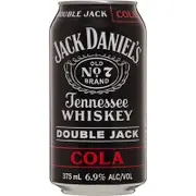 Jack Daniels Double Jack and Cola Can 375mL