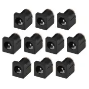 DC-012 5.5mmx2.1mm DC Power Jack Socket 3 Pin Female Panel Mount Connector 10pcs