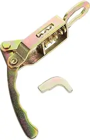 Toolbox Latch for Truck Repair Parts Trailer Accessories Spring Door Toggle Latch Cargo Door Cargo Trailer Door Spring Latch Galvanized Iron Silver