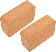 STOBOK 2pcs Perforated Backing Plate Base for Craft Crafting Punching Pad Cork Board Mat Cork Boards for Wall Cutting Board Punching Mat for Craft Mat Cutting Mat Brown Wood