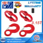 3.15T 12MM 2* Hammerlock +2* Eye Sling Hook Safety For Caravan Trailer Connector