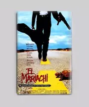 EL MARIACHI (1993) - 2"x3" MOVIE POSTER MAGNET (90s action desperado)