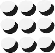 GAXIRE 20 Pairs Heavy Duty Self Adhesive Hook and Loop Dots Sticky Fasteners for Securing Carpets Bed Power Strips and Remote Controls Black