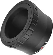 T2-M4/3 Metal Lens Mount Adapter Ring T/T2 Mount Lens Adapter Repla ent for -G1/ -GH1/ -GF1 for Olympus EP1/EP2/EPL1 Micro 4/3 Mount Cameras Black One Size