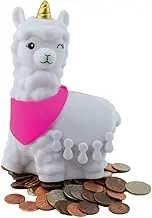 Llamacorn Coin Bank (Coin Holder) (Llama Mixed with Unicorn Piggy Bank) (Plastic Llama for Storing Money, Coins, Miz)(1 Llamacorn per Pack)