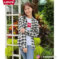 在飛比找momo購物網優惠-【LEVIS 官方旗艦】女款 法蘭絨格紋襯衫 / 英倫格紋 