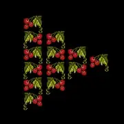 Border Machine embroidery design Floral cross stitch pattern