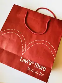 在飛比找蝦皮購物優惠-Levi’s紙袋 Levi’s 紙袋 牛皮袋 牛皮紙袋 購物