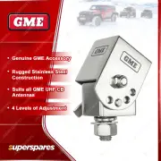 Fold-Down Antenna Mounting Bracket-Stainless Steel Suit all GME UHF CB Antennas