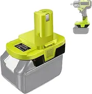 for Makita to for Ryobi Battery Adapter, Convert Makitaa 18V Lithium Battery to Ryobii 18V Power Tools, with USB Port