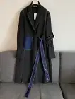 100% Auth Old Celine Phoebe Philo tie coat jacket sz 36 NWT