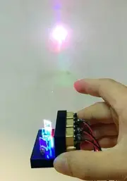 2000mw Mini RGB Lasers Reflect to White Laser Dot Module 12VTTL Control Full Col