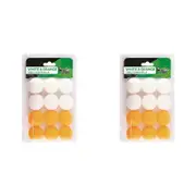 2x 12pc Formula Sports 4cm Table Tennis Balls - White/Orange