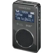 SANGEAN DPR35B Black DAB+ FM-Rds Pocket Radio FM and DAB+ / Digital Radio Plus BLACK DAB+