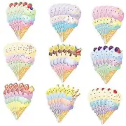 45 Pcs Ice Cream Party Decoration Ice Cream Cutouts Ice Cream Birthday Paper