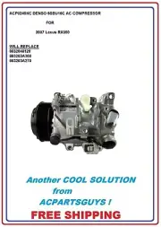 NEW OEM DENSO AC COMPRESSOR 6SBU16C 2007 LEXUS RX350 88320-48120
