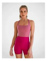 [Bambine B] Crossback Workout Tank in Baby