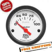 Auto Meter 5727 Phantom Electric Oil Pressure Gauge, 2-1/16" (52.4mm), 0-100 PSI
