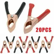 Repair Alligator Clips Tools Cables Car Charger Clamp Electrical 20pcs