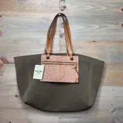 New See By Chloe Cecilya Tote Bag Carry-all Knitted Mesh Leather SeeBy Handbag