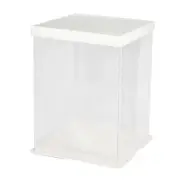 Clear Tall 10in Acrylic Cake Box (10x10x12in)