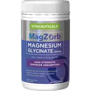 Vitaceuticals MagZorb HIGH STRENGTH, Pure Magnesium Glycinate 500mg - 100 Capsules Vegan & Gluten Free - Supports Muscle Health & Relieves Muscle Cramps - Supports Healthy Sleeping Patterns