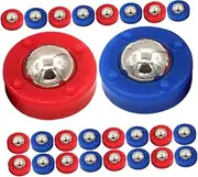 BESPORTBLE 32pcs Shuffleboard Tabletop Soccer Game Accessories Rolling Beads Mini Football Replacement Curling Shuffleboard Equipment