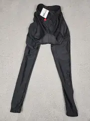 NWT Teyeli Tights L Black Cycling Padded Comfort Zone Gel Anti-Shock Coolmax