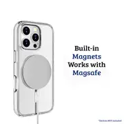 iPhone 16 Pro Max Transparent Shockproof Case Cover: Tough Protection, Scratch-Resistant And MagSafe Compatible - Clear Transparent