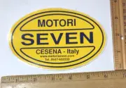 Vintage Motori Seven Cesena Italy Logo Decal Sticker Go-Kart Racing Engines