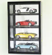 Diecast Model Cars 1/18 Scale Display Wooden Cabinet Wall Mount Holder Storage